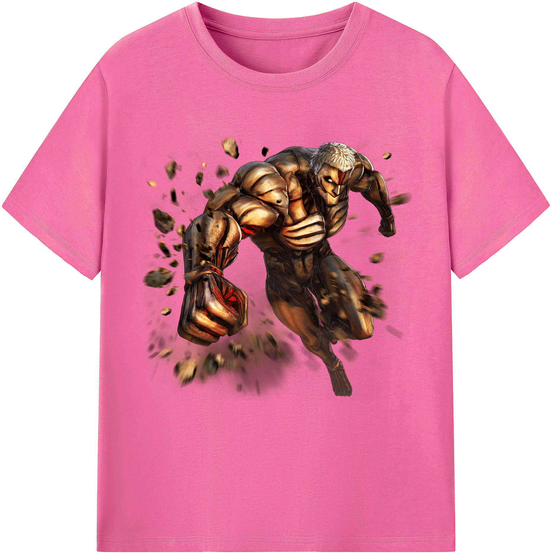 （画像用） 進撃の巨人 Attack on Titan レディースカジュアルプリントTシャツ（綿100％）